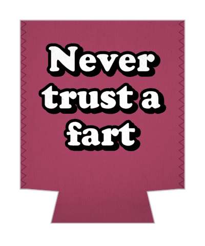plum never trust a fart stickers, magnet