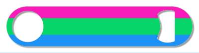 polysexual flag lgbt classic colors group series stickers, magnet
