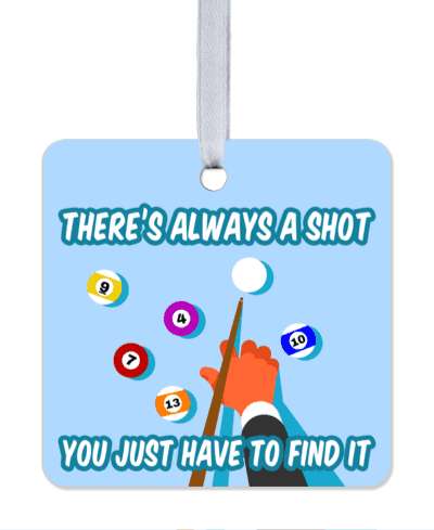 pool technique cue ball theres always a shot you just have to find it stickers, magnet