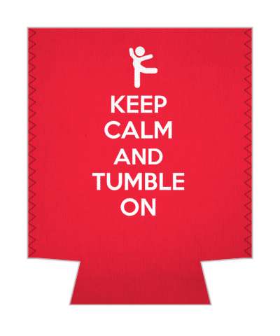 pose stick figure parody keep calm and tumble on gymnastics stickers, magnet