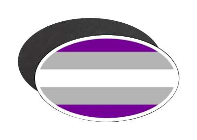 pride flag colors graysexual gray asexual stickers, magnet