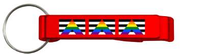 pride flag straight ally stickers, magnet