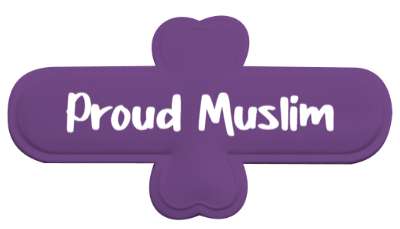 pride proud muslim allah stickers, magnet