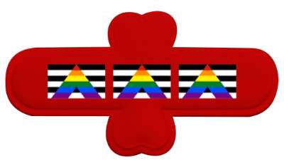 pride straight ally stickers, magnet