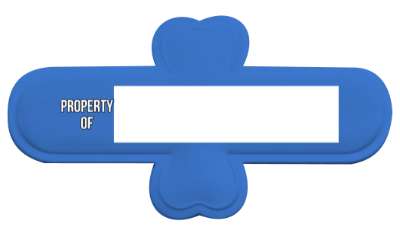 property of fill in blank name stickers, magnet