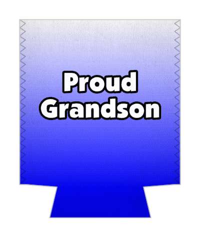 proud grandson gradient stickers, magnet