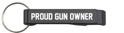 proud gun owner bold stickers, magnet