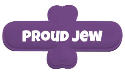 proud jew pride jewish stickers, magnet