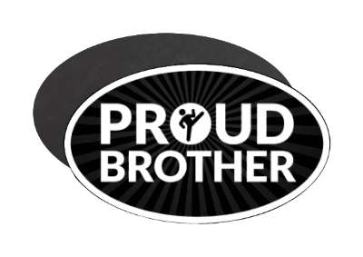 proud martial arts brother sibling stickers, magnet