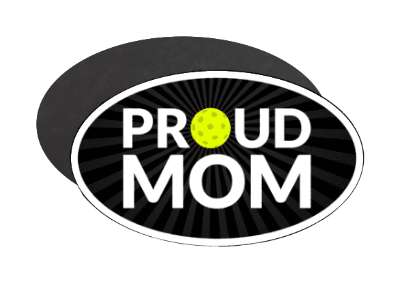 proud pickleball mom parent stickers, magnet