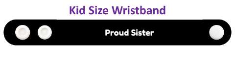 proud sister sis sibling stickers, magnet