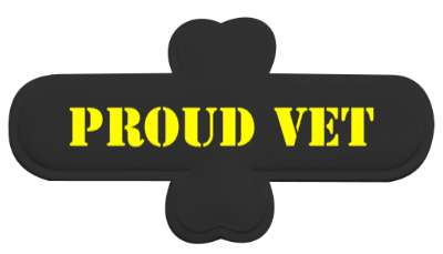 proud vet veteran soldier military stickers, magnet