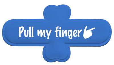 pull my finger hand symbol stickers, magnet