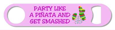 purple candy party like a pinata and get smashed stickers, magnet