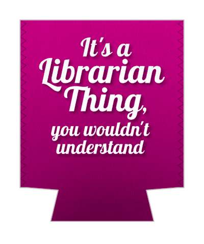 purple gradient its a librarian thing you wouldnt understand stickers, magnet