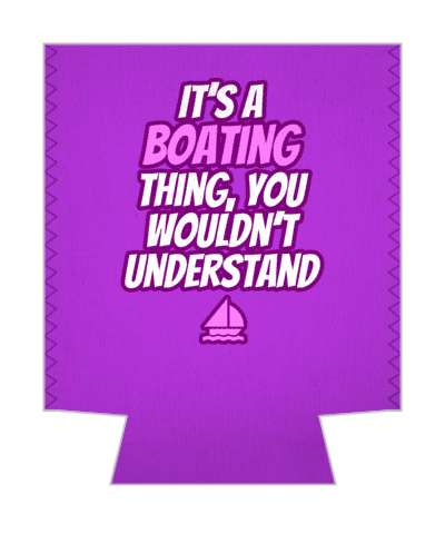 purple its a boating thing you wouldnt understand stickers, magnet