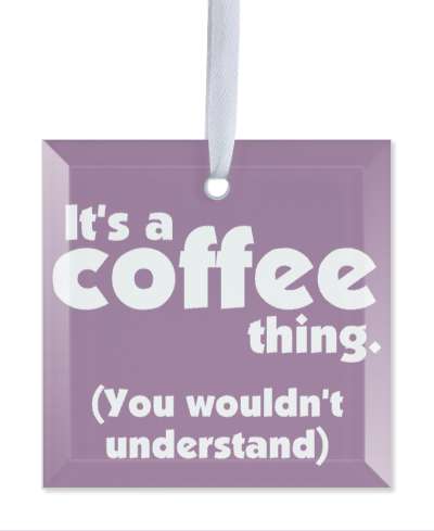 purple white its a coffee thing you wouldnt understand stickers, magnet