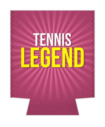 rays purple tennis legend stickers, magnet