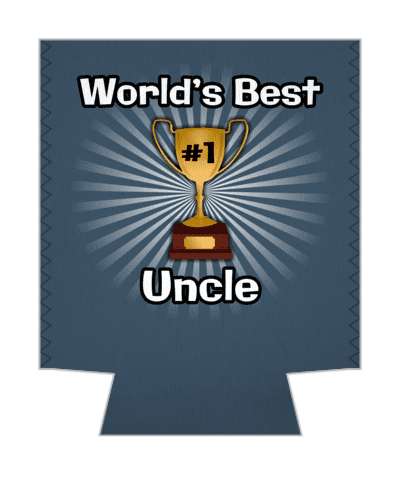 rays worlds best uncle trophy number one stickers, magnet
