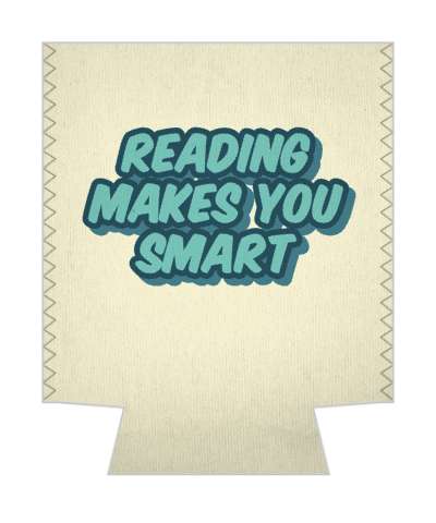 reading makes you smart green stickers, magnet