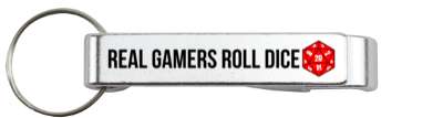 real gamers roll dice rpg board games stickers, magnet