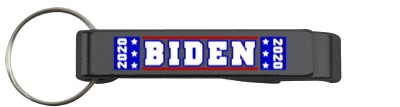 rectangle blue biden 2020 black bottle opener