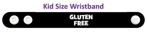 red gluten free bold wristband