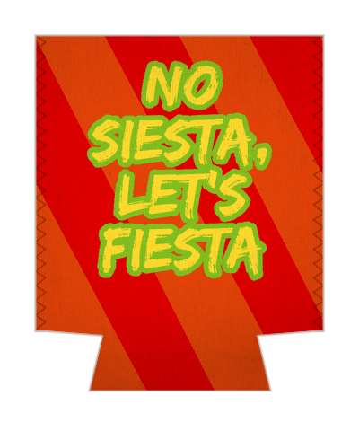 red no siesta lets fiesta stickers, magnet