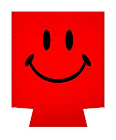 red smile face classic awesome fun stickers, magnet
