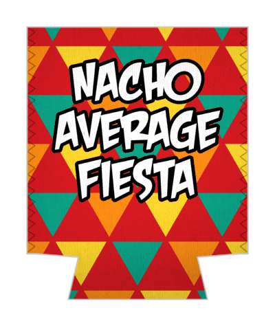 red triangles nacho average fiesta stickers, magnet