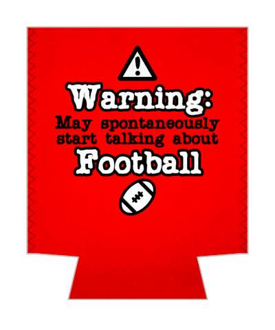 red warning may spontaneously start talking about football stickers, magnet