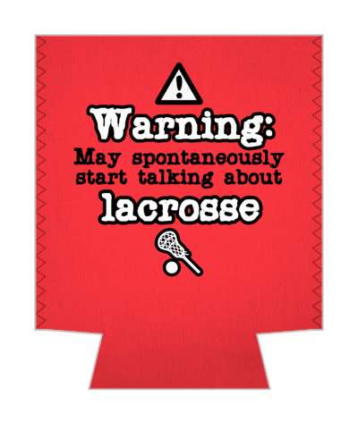 red warning may spontaneously start talking about lacrosse stickers, magnet