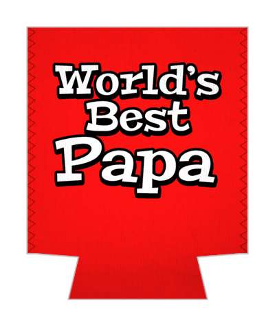 red worlds best papa stickers, magnet