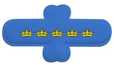 royalty king queen princess crown stickers, magnet