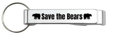 save the bears animal rights stickers, magnet