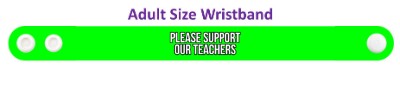 school please support our teachers stickers, magnet