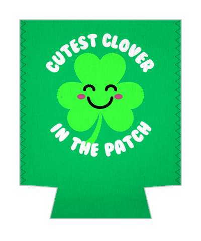 shamrock smile face cutest clover in the patch stickers, magnet
