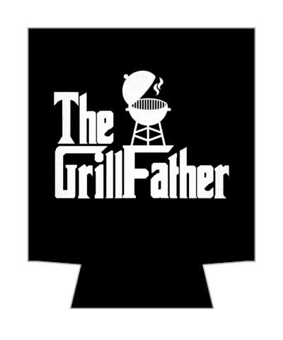 silhouette bbq the grillfather funny grill stickers, magnet