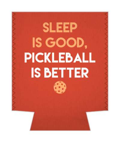 sleep is good pickleball is better funny saying sports lover stickers, magnet