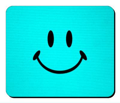 smile classic aqua fun smile stickers, magnet