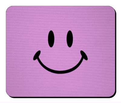 smile face classic lilac fun smile stickers, magnet