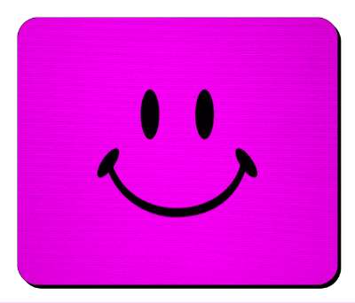smile face classic magenta fun smile stickers, magnet