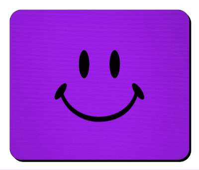 smile face classic purple fun smile stickers, magnet
