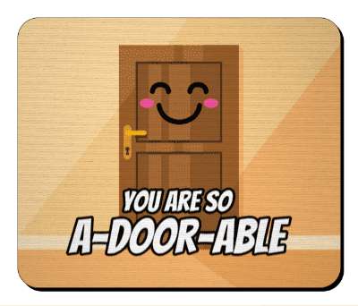 smile face door you are so a door able stickers, magnet