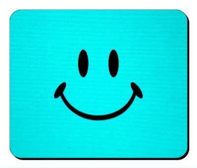 smiley classic aqua fun smile emoji stickers, magnet