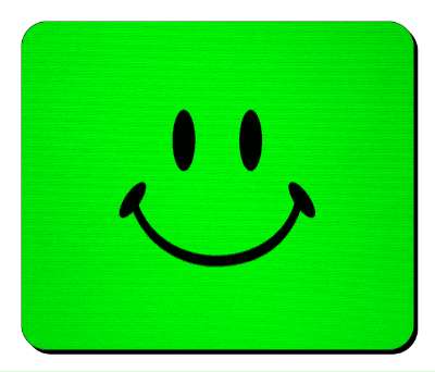 smiley classic green fun smile emoji stickers, magnet