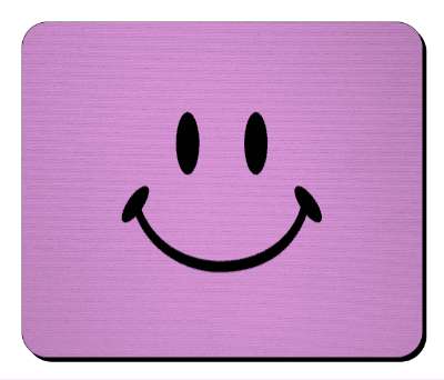 smiley classic lilac fun smile emoji stickers, magnet