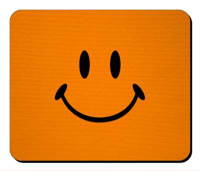 smiley classic orange fun smile emoji stickers, magnet