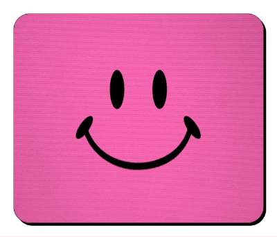 smiley classic pink fun smile emoji stickers, magnet