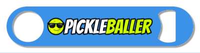 smirk pickleball with shades pickleballer fun wordplay stickers, magnet